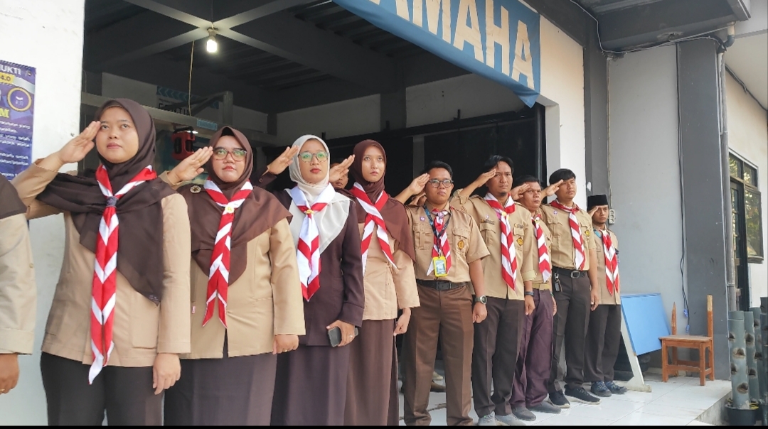 UPACARA PERINGATAN HARI PRAMUKA NASIONAL 2026 DI SMK AL INAYAH KUTAMUKTI